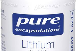 Литий (оротат) Lithium (Orotate) Pure Encapsulations 5 мг 90 капсул