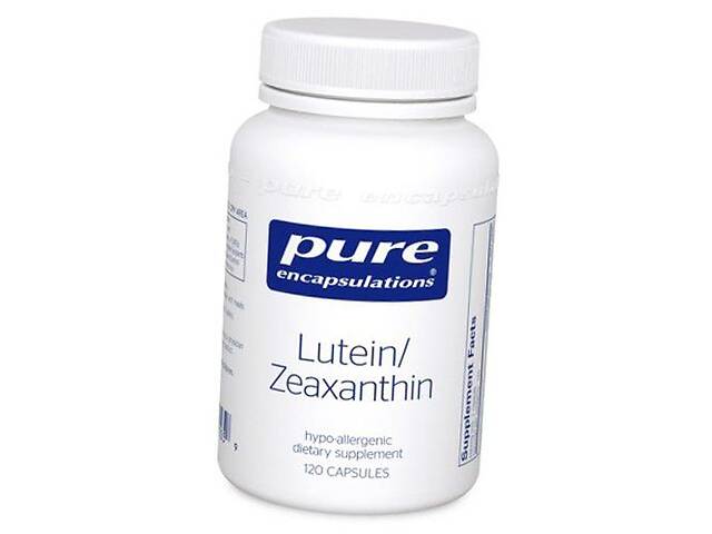 Лютеин и Зеаксантин, Lutein/Zeaxanthin, Pure Encapsulations 120 (72361001)