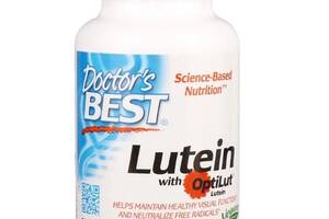 Лютеин Doctor's Best Lutein with OptiLut 10 mg 120 Veg Caps DRB-00143