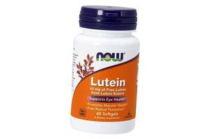 Лютеин, Lutein 10, Now Foods 60 (72128013)