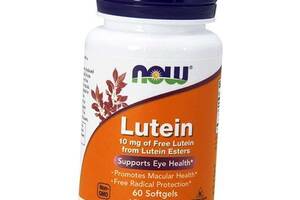 Лютеин, Lutein 10, Now Foods 60 (72128013)