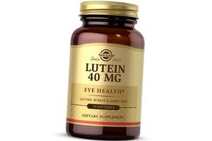 Лютеин, Lutein 40, Solgar 30 гелкапс (72313027)