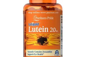 Лютеин Puritan's Pride Lutein 20 mg with Zeaxanthin 120 Softgels