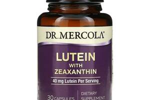 Лютеин с зеаксантином Lutein with Zeaxanthin Dr. Mercola 40 мг 30 капсул