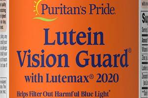Лютеин с зеаксантином и цинком Lutein Vision Guard Puritan's Pride 30 гелевых капсул
