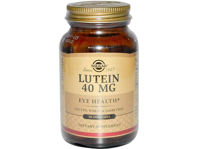 Лютеин Solgar 40 мг 30 капсул
