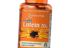 Лютеин и Зеаксантин Lutein 20 with Zeaxanthin Puritan's Pride 120гелкапс (72367014)