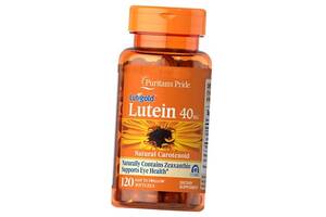 Лютеин и Зеаксантин, Lutein 40 with Zeaxanthin, Puritan's Pride 120 (72367016)