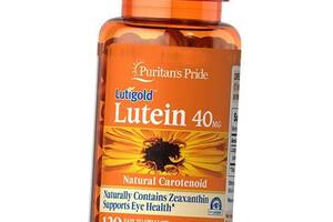 Лютеин и Зеаксантин, Lutein 40 with Zeaxanthin, Puritan's Pride 120 (72367016)