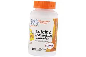 Лютеин и Зеаксантин, Lutein & Zeaxanthin Gummies, Doctor's Best 60таб Манго (72327023)