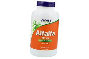 Люцерна Альфальфа Alfalfa 650 Now Foods 500таб (71128061)