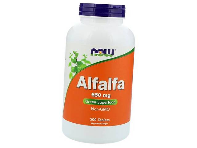 Люцерна Альфальфа Alfalfa 650 Now Foods 500таб (71128061)