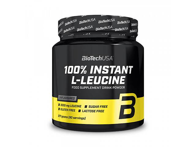 Люцин для спорта BioTechUSA 100% Instant L-leucine 277 g /90 servings/ Unflavored