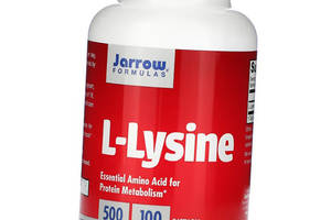 Лизин Гидрохлорид L-Lysine 500 Jarrow Formulas 100капс (27345008)