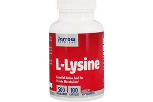 Лизин Jarrow Formulas L-Lysine 500 mg 100 Caps JRW15004