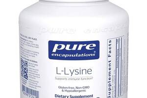 Лизин Pure Encapsulations L-Lysine 500 mg 270 Caps PE-01242
