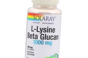 Лизин и Бета-глюкан L-Lysine & Beta Glucan Solaray 60вегкапс (27411001)