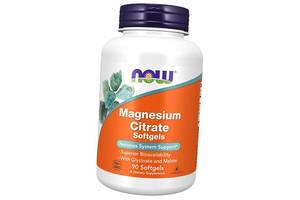 Магний Now Foods Magnesium Citrate Softgel 90 гелкапс (36128413)