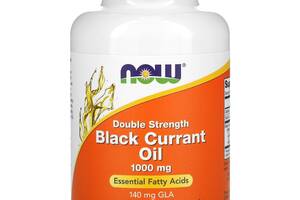 Масло черной смородины Black Currant Oil Now Foods 1000 мг 100 гелевых капсул