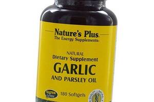 Масло чеснока и петрушки Garlic and Parsley Oil Nature's Plus 180гелкапс (71375009)