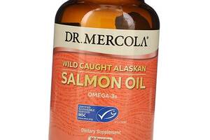 Масло дикого аляскинского лосося, Salmon Oil, Dr. Mercola 90 (67387004)