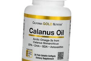 Масло калануса Calanus Oil 500 California Gold Nutrition 30гелкапс (67427009)