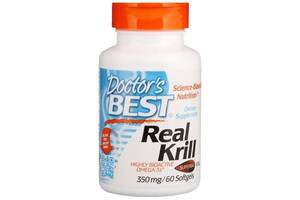 Масло криля Doctor's Best Real Krill 350 mg 60 Softgels DRB-00224