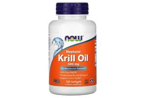 Масло криля NOW Foods Neptune Krill Oil 500 mg 120 Softgels