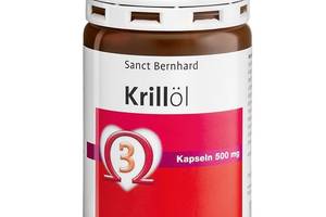 Масло криля Sanct Bernhard Omega-3 krill oil 500 МГ EPA 85 MG DHA 40 MG 90 Caps