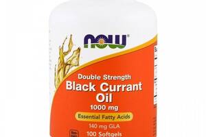 Масло огуречника NOW Foods Black Currant Oil 1000 mg 100 Softgels