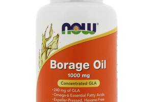 Масло огуречника NOW Foods Borage Oil 1000 mg 60 Softgels