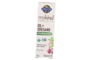 Масло орегано, Mykind Organics Oil of Oregano, Garden of Life 30мл (71473006)