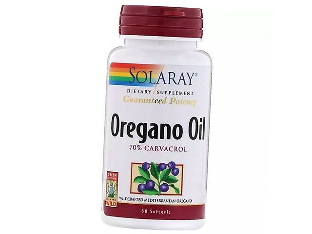 Масло орегано, Oregano Oil, Solaray 60 (71411038)