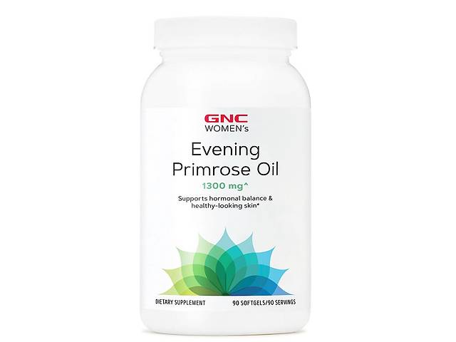 Олія вечірньої примули GNC Women's Evening Primrose Oil 1300 mg 90 Caps