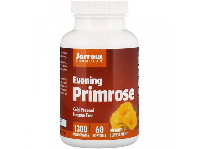 Масло вечерней примулы Jarrow Formulas Evening Primrose 1300 mg 60 Softgels