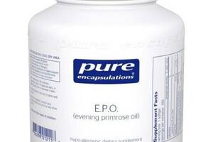 Масло вечерней примулы Pure Encapsulations E.P.O. Evening Primrose Oil 250 Softgel Capsules PE-01211