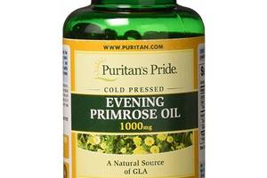 Масло вечерней примулы Puritan's Pride Evening Primrose Oil 1000 MG With GLA 120 Softgels