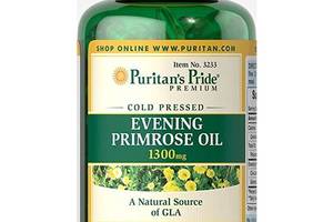 Масло вечерней примулы Puritan's Pride Evening Primrose Oil 1300 MG With GLA 120 Softgels