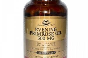 Масло вечерней примулы Solgar Evening Primrose Oil 500 mg 180 Softgels