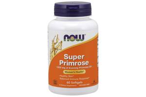 Масло вечерней примулы Super Primrose Now Foods 1300 мг 60 капсул