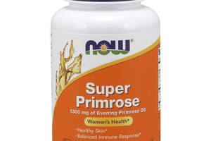 Масло вечерней примулы Super Primrose Now Foods 1300 мг 60 капсул