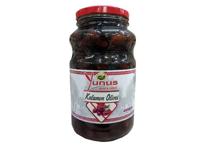 Маслини YUNUS Kalamon Olives Каламата з кісточкою, 2.6 кг 2600 g