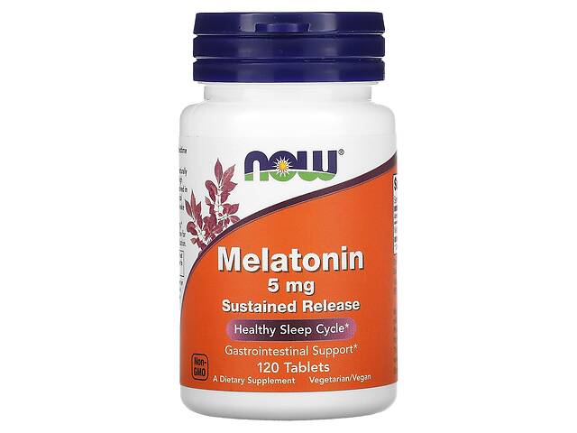 Melatonin Now Foods 5 мг 120 таблеток