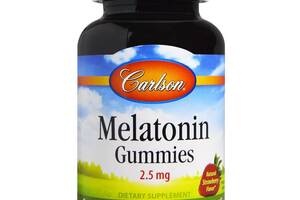 Мелатонин 2.5 мг вкус клубники Melatonin Gummies Carlson 60 жевательных конфет