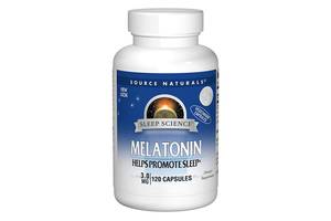 Мелатонин 3мг, Sleep Science, Source Naturals, 120 гелевых капсул