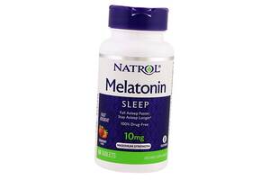 Мелатонин быстрорастворимый Melatonin Fast Dissolve 10 Natrol 60таб Клубника (72358010)