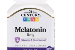 Мелатонин для сна 21st Century Melatonin 5 mg 120 Tabs CEN-27087