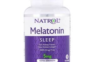 Мелатонин для сна Natrol Melatonin Extra Strength 5 mg 60 Tabs NTL-04462