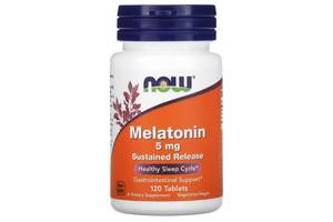 Мелатонин для сна NOW Foods Melatonin 5 mg 120 Tabs