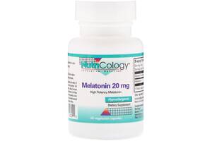 Мелатонин для сна Nutricology Melatonin 20 mg 60 Veg Caps